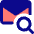 Mail Search Icon from Core Pop - Free Set