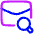 Mail Search Icon from Plump Neon - Free Set
