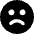 Sad Face Smiley Icon from Micro Solid - Free Set