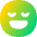 Download free Smiley Blessed PNG, SVG vector icon from Flex Gradient - Free set.