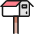 Mailbox House icon - Free transparent PNG, SVG. No sign up needed.
