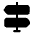 Signpost Icon from Solar Bold Set
