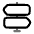 Signpost Icon from Solar Line Duotone Set