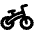 Bicycle Bike Icon from Plump Remix - Free Set