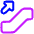 Escalator Up Icon from Plump Neon - Free Set