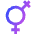 Download free Gender Lesbian 2 PNG, SVG vector icon from Sharp Gradient- Free set.