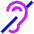 Hearing Deaf 1 Icon from Sharp Neon - Free Set