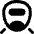 High Speed Train Front Icon from Core Remix - Free Set