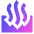 Hot Spring Icon from Sharp Gradient- Free Set