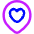 Location Heart Pin Icon from Flex Neon - Free Set