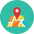 Map Pin Icon from Kameleon Colors - Free Set