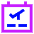 Plane Flight Board Icon from Sharp Neon - Free Set