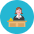 Receptionist Icon from Kameleon Colors - Free Set