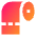 Toilet Paper Icon from Sharp Gradient- Free Set