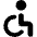 Wheelchair 1 icon - Free transparent PNG, SVG. No sign up needed.