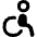 Download free Wheelchair 1 PNG, SVG vector icon from Flex Remix - Free set.