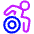 Wheelchair 2 Icon from Plump Neon - Free Set