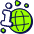 Online Information Icon from Stickies Duo - Free Set