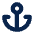 Anchor Fill Icon from Mingcute Fill Set