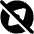 Compass Explore Off Disable Icon from Plump Solid Set