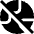 Globe Explore Off Disable Icon from Sharp Solid Set