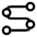 Journey Route Icon from Plump Line Set