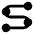 Journey Route Icon from Plump Solid Set