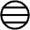 Latitude Icon from Plump Line Set