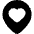 Location Heart Pin Icon from Core Solid Set | Free Download as SVG Vector and Transparent PNG | Streamline icons