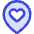 Location Heart Pin Icon from Core Duo Set | Free Download as SVG Vector and Transparent PNG | Streamline icons