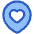 Location Heart Pin Icon from Plump Duo Set | Free Download as SVG Vector and Transparent PNG | Streamline icons