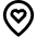 Location Heart Pin Icon from Sharp Line Set | Free Download as SVG Vector and Transparent PNG | Streamline icons