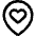 Location Heart Pin Icon from Core Line Set | Free Download as SVG Vector and Transparent PNG | Streamline icons