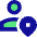 Location Person Pin Icon from Sharp Pop Set