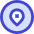 Location Pin Circle Icon from Sharp Duo Set