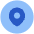 Location Pin Circle Icon from Plump Flat Set