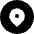 Location Pin Circle Icon from Sharp Solid Set