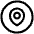 Location Pin Circle Icon from Plump Line Set