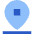 Location Pin Drop Icon from Sharp Flat Set