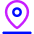Location Pin Drop Icon from Core Neon Set