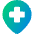 Location Pin Medical Hospital 1 Icon from Core Gradient Set | Free Download as SVG Vector and Transparent PNG | Streamline icons