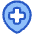 Location Pin Medical Hospital 1 Icon from Plump Duo Set | Free Download as SVG Vector and Transparent PNG | Streamline icons