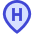 Location Pin Medical Hospital 2 icon - Free transparent PNG, SVG. No sign up needed.
