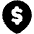 Location Pin Money Atm 1 Icon from Plump Solid Set | Free Download as SVG Vector and Transparent PNG | Streamline icons