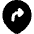 Location Pin Moved Icon from Flex Solid Set