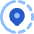 Location Pin Share Live Icon from Plump Flat Set