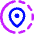 Location Pin Share Live Icon from Core Neon Set