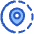 Location Pin Share Live Icon from Plump Duo Set
