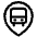 Location Pin Transport Bus Stop icon - Free transparent PNG, SVG. No sign up needed.
