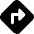 Map Direction Enable Icon from Core Solid Set